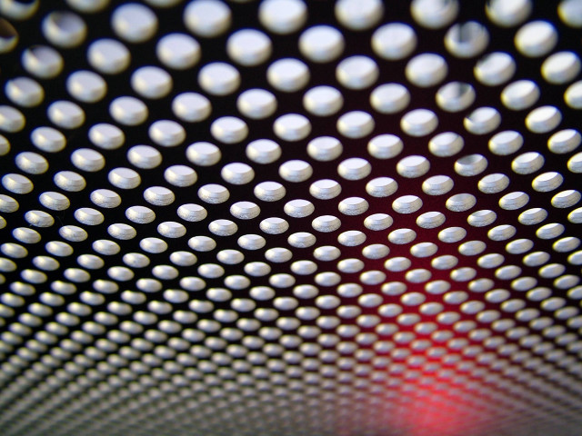 Close up white dots black free wallpaper - medium preview image