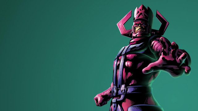 Man purple suit gun green free wallpaper - medium preview image