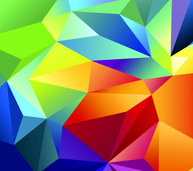 Colorful abstract background triangle design #3 free wallpaper - medium preview image