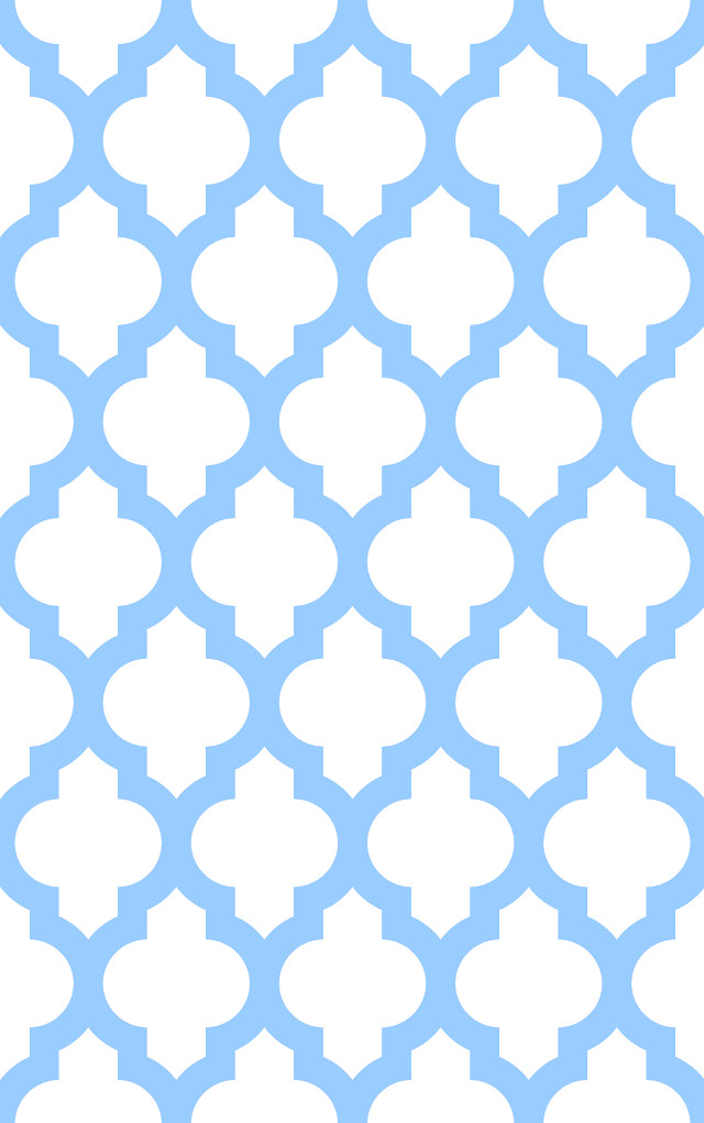 White blue arabesque mosaic circles free wallpaper - medium preview image