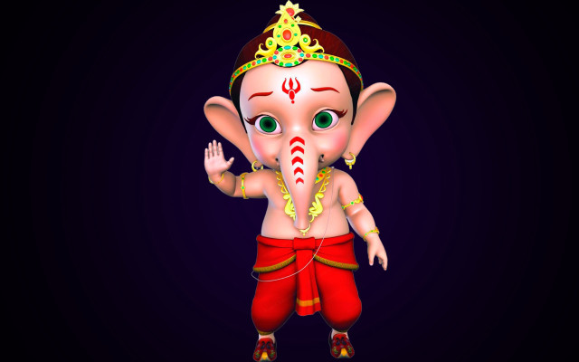 Cute little gandap big smile free wallpaper - medium preview image