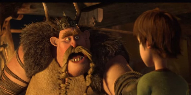 Man beard croods animated scene free wallpaper - medium preview image