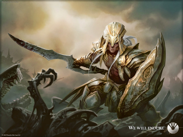 Man sword demon arm sky free wallpaper - medium preview image