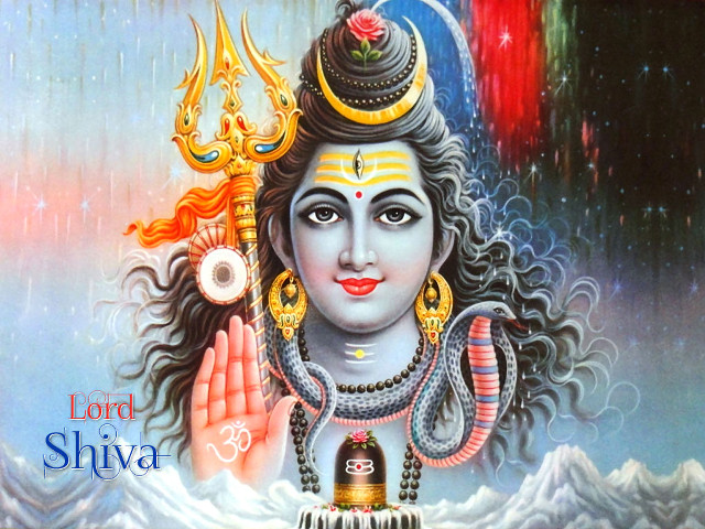 Lord shivra hand flower bell free wallpaper - medium preview image