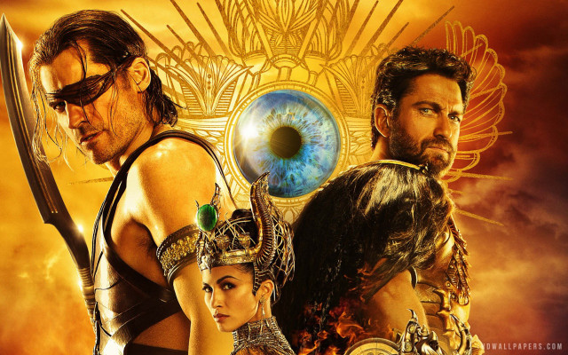 Man woman blue eye gold free wallpaper - medium preview image