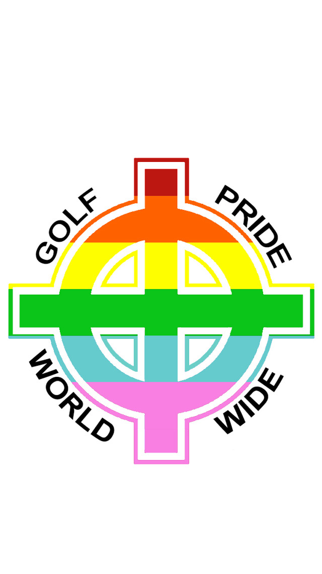 Rainbow colored cross gol pride free wallpaper - medium preview image