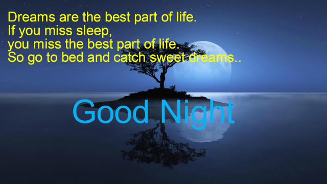 Tree quote good night dreams free wallpaper - medium preview image