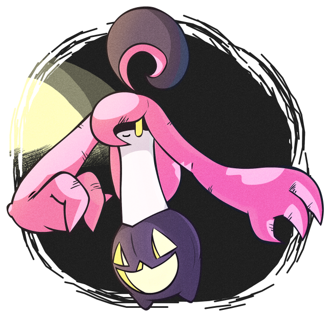 Pink purple cartoon shock moon free wallpaper - medium preview image