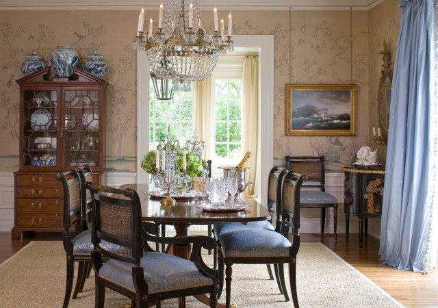 Dining room chandelier table chairs #2 free wallpaper - medium preview image