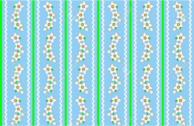 Blue green striped background flowers free wallpaper - medium preview image