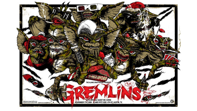 Monsters riding white background screaming free wallpaper - medium preview image