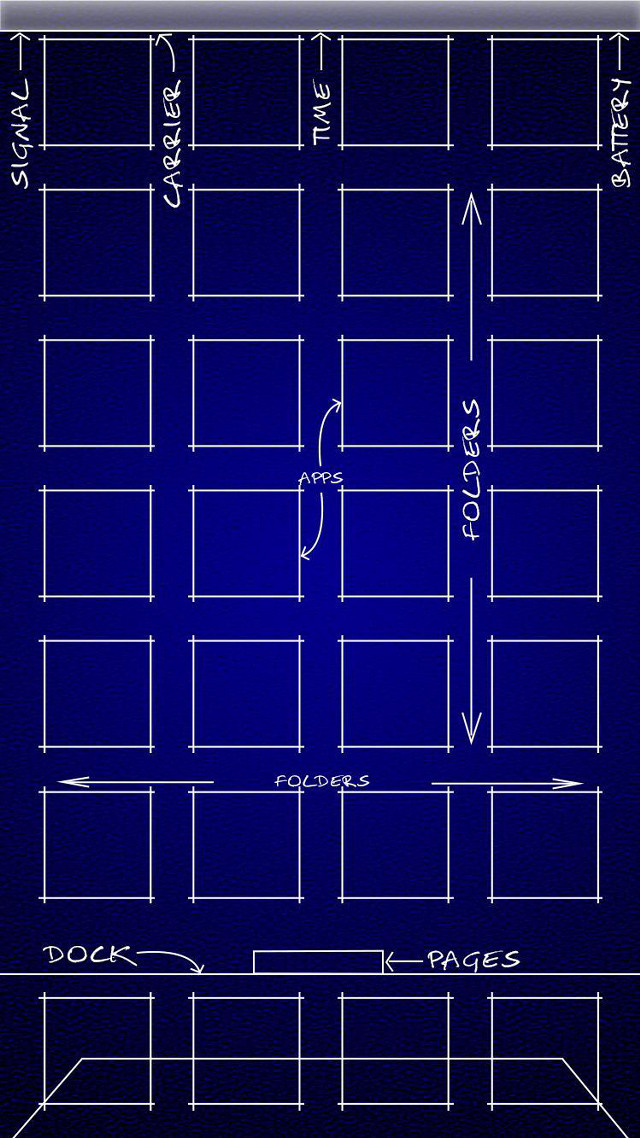 Blueprint floor plan lines on free wallpaper - medium preview image