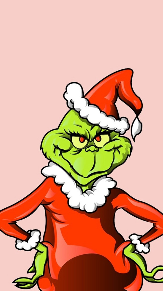 Cartoon character santa hat grin free wallpaper - medium preview image