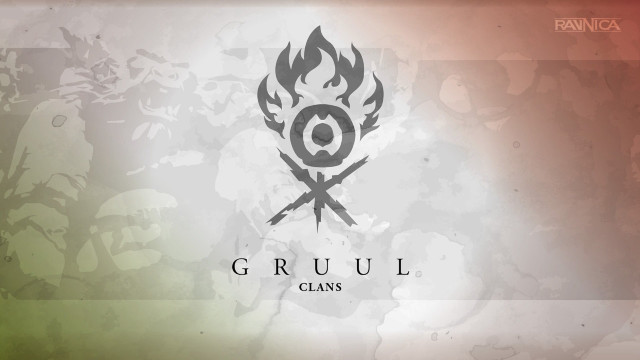 Gruul logo wall fire flames free wallpaper - medium preview image