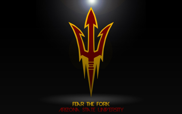 Dark background red yellow logo #4 free wallpaper - medium preview image