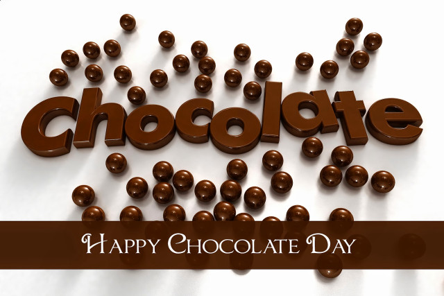 Chocolate happy card heart balls free wallpaper - medium preview image