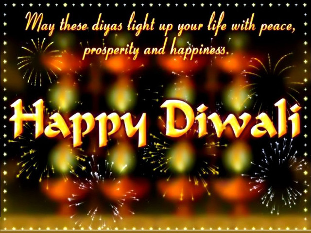 Happy diwali fireworks sparkles black free wallpaper - medium preview image
