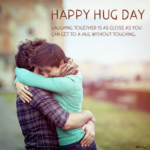 Happy hug day couple hugging free wallpaper - medium preview image