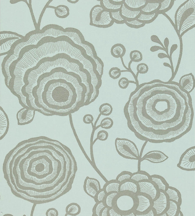 Flower pattern white background brown free wallpaper - medium preview image