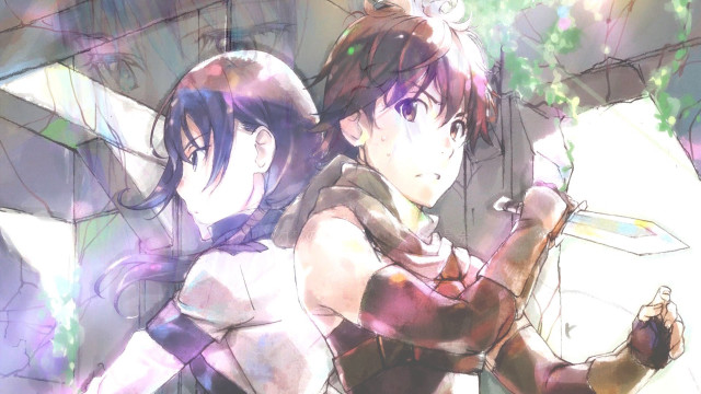 Anime characters standing wall tree free wallpaper - medium preview image
