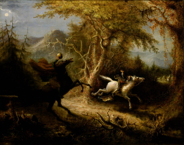 Man horse chasing horse wooded free wallpaper - medium preview image