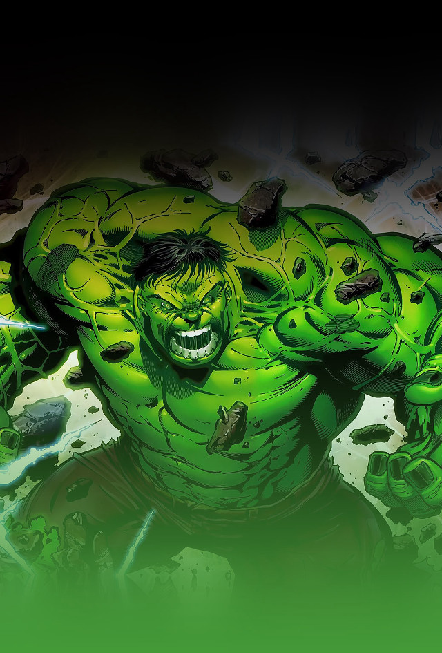 Green hulk arms out hands free wallpaper - medium preview image