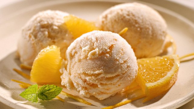 Ice cream orange slices mint #2 free wallpaper - medium preview image