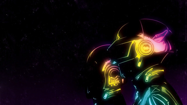 Man neon suit headphones neon free wallpaper - medium preview image