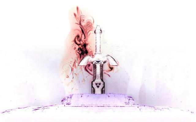 White black sword red white free wallpaper - medium preview image