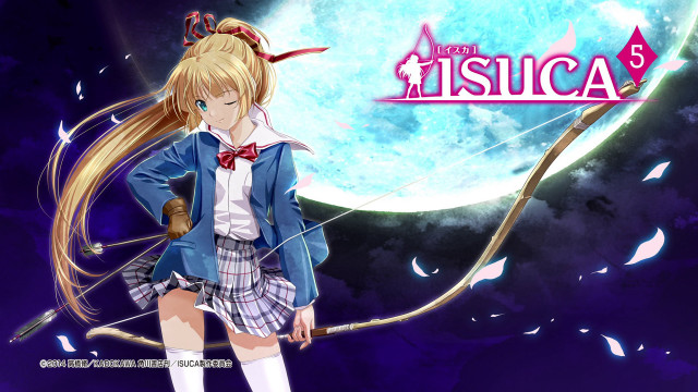 Girl school uniform full moon free wallpaper - medium preview image