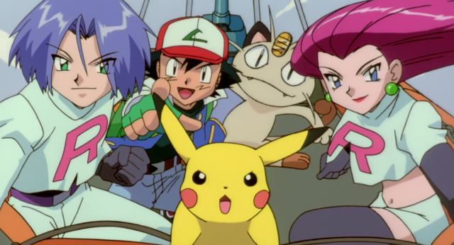 People pokemon group pointing camera free wallpaper - medium preview image