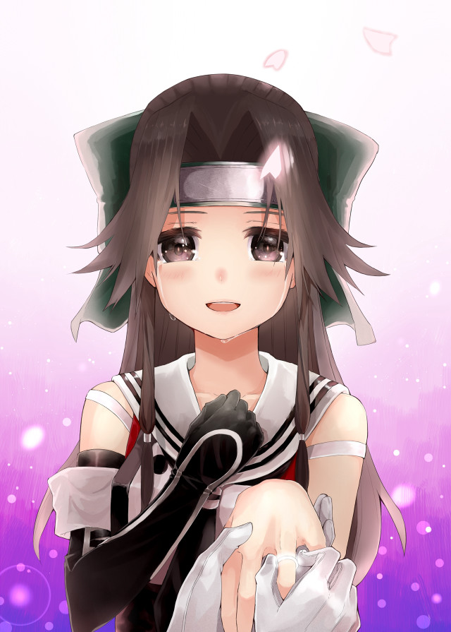 Girl long hair hat glove free wallpaper - medium preview image