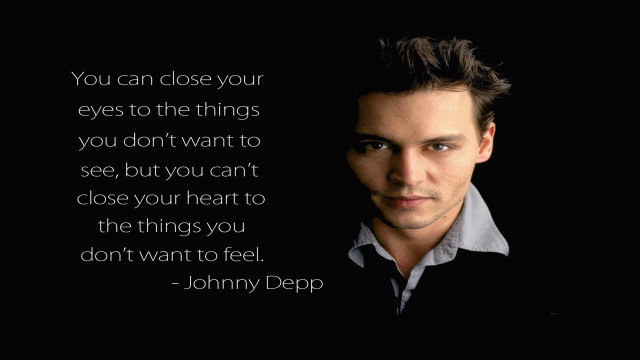 Man quote black background johnny free wallpaper - medium preview image