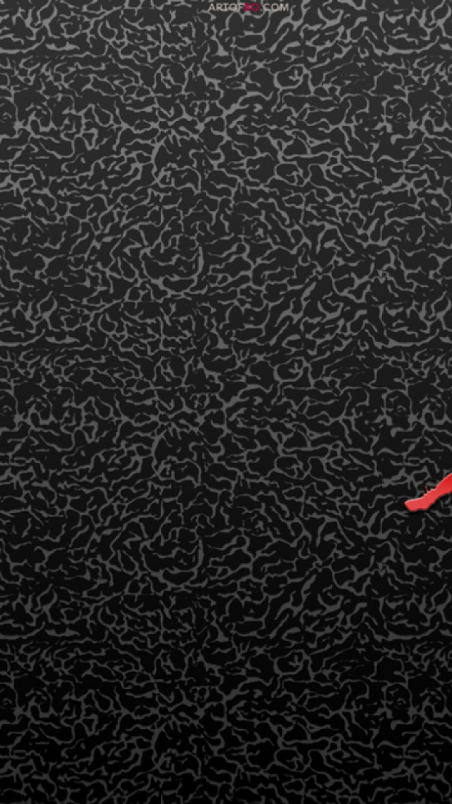 Red object black surface dots free wallpaper - medium preview image