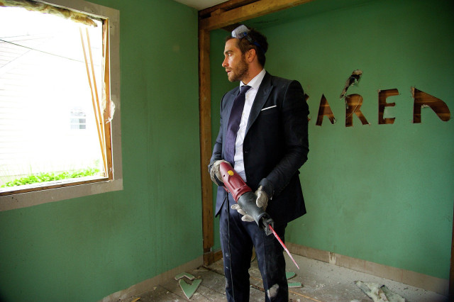 Man suit hammer green walls free wallpaper - medium preview image
