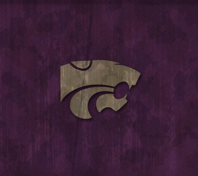 Kansas state logo purple background free wallpaper - medium preview image