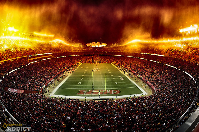 Stadium night football game crowd free wallpaper - medium preview image