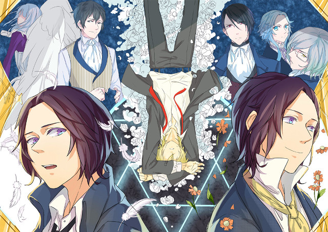 Anime characters group suit woman free wallpaper - medium preview image
