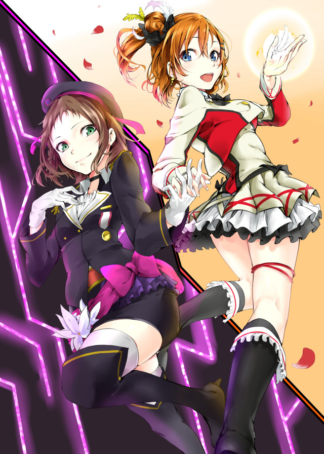 Anime girls short skirts top free wallpaper - medium preview image