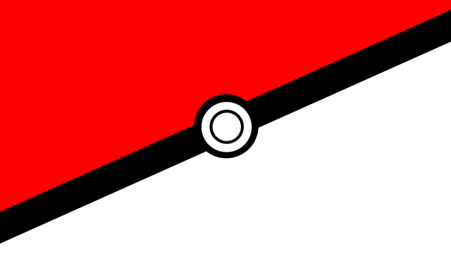 Red black triangle white circle free wallpaper - medium preview image