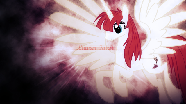 Red white pony flying through free wallpaper - medium preview image