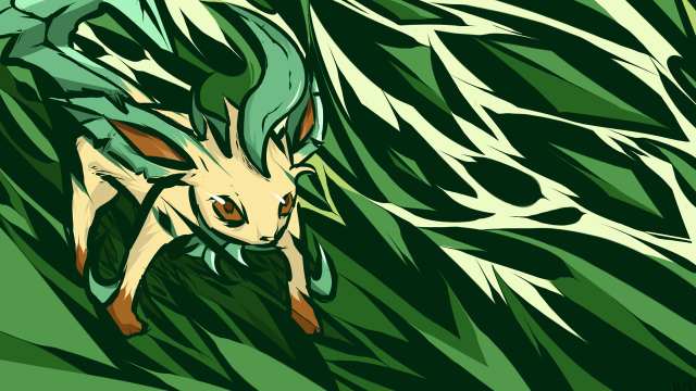 Cartoon green brown animal grassy free wallpaper - medium preview image