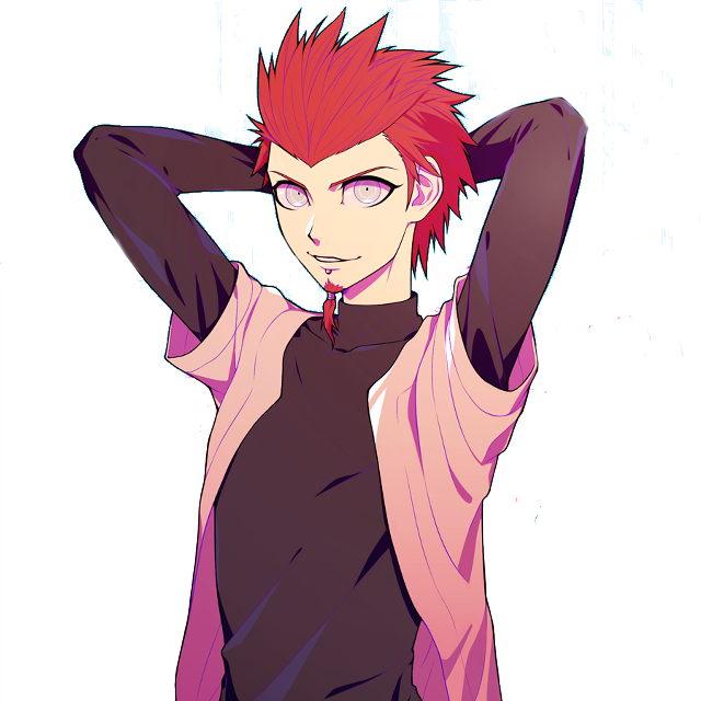 Man red hair black shirt #3 free wallpaper - medium preview image