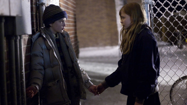Woman girl holding hands sidewalk free wallpaper - medium preview image