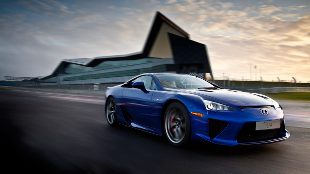 Blue sports car race track #14 free wallpaper - medium preview image