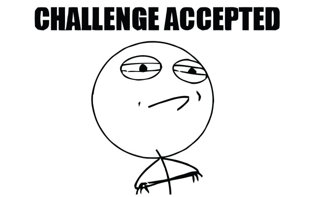 Rage face challenge accepted image free wallpaper - medium preview image