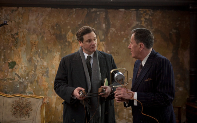 Men suits talking room peeling free wallpaper - medium preview image