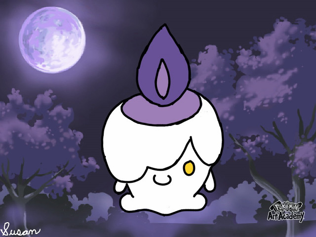 Cartoon white skull purple hat free wallpaper - medium preview image
