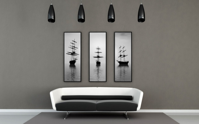 Living room couch paintings chair #2 free wallpaper - medium preview image