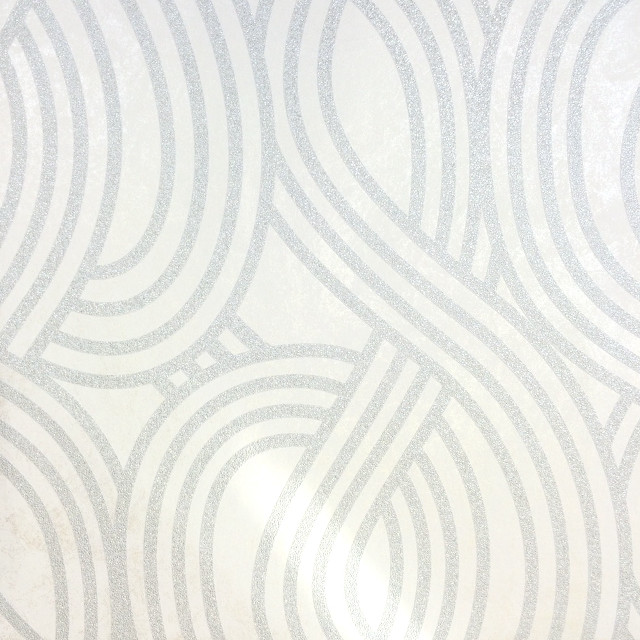 White grey wavy wallpaper geometric free wallpaper - medium preview image